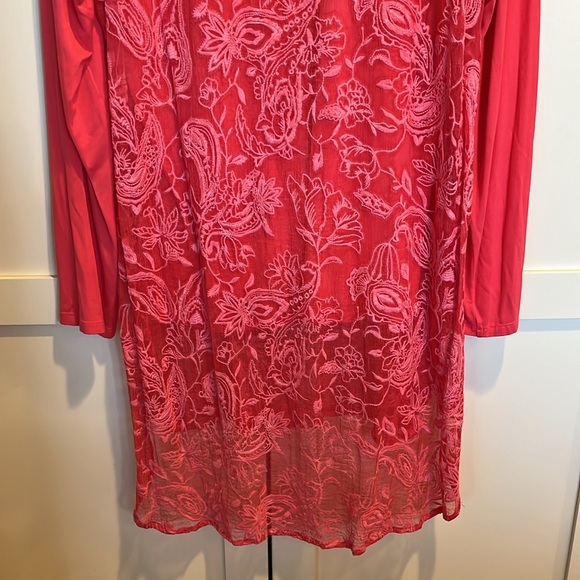 Soft Surroundings Adele Silk Tunic Top size Medium - Picture 6 of 12